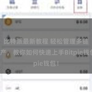 比特派最新教程 轻松管理多链资产，教你如何快速上手Bitpie钱包！