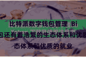 比特派数字钱包管理  Bitpie钱包还有着浩繁的生态体系和优质的就业
